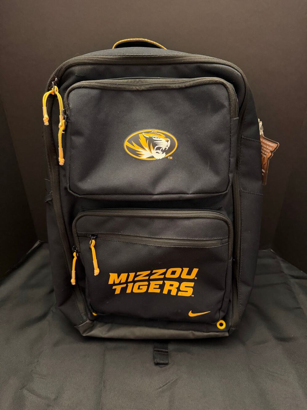 Nike Missouri Tigers Utility Speed Backpack Athlete Exclusive 18h x 14w x 6”d